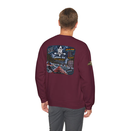 Yak Shack Survival Run 2026 | “Did You Die?” Crewneck Sweatshirt Unisex Heavy Blend™