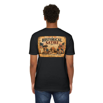 1776 Management Has Changed Patriotic Historical Satire T-Shirt Unisex CVC Jersey