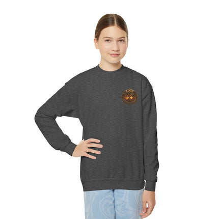 LOGS Halloween Mischief Youth Crewneck Sweatshirt | League of Guardians and Stewards