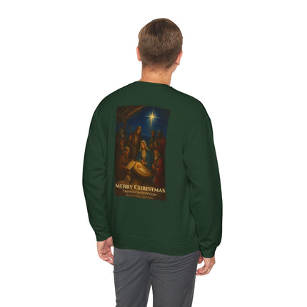 The Greatest Gift is Already Given – Christmas Sweatshirt Unisex Heavy Blend™ Crewneck Sweatshirt