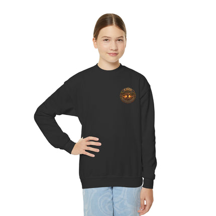 LOGS Halloween Mischief Youth Crewneck Sweatshirt | League of Guardians and Stewards