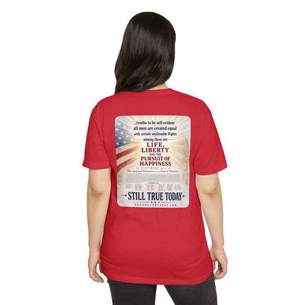 From Colonies to States – 1776 Patriotic July 4th Shirt = Unisex CVC Jersey T-shirt